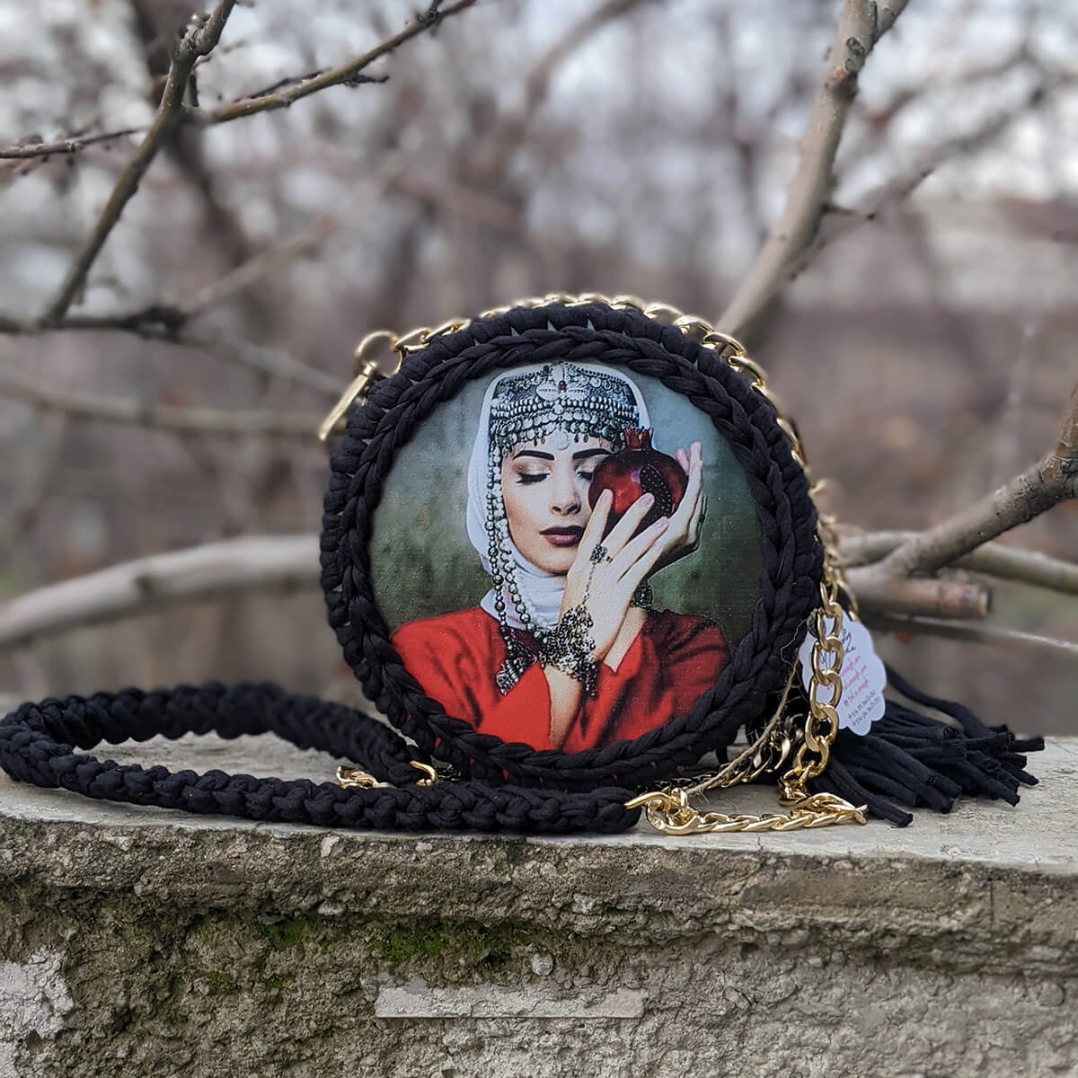 Crochet Round Bag Armenia girl