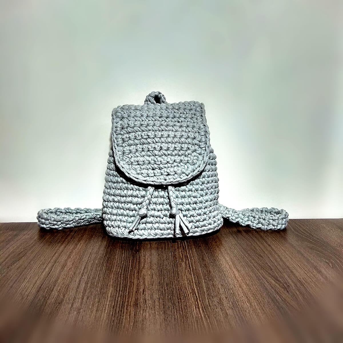 Crochet backpack