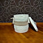 crochet basket for newborn baby clothes