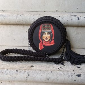 Crochet Round Bag Armenian Girl