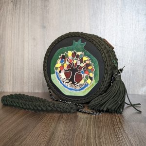 Crochet Round Bag Tree of Life