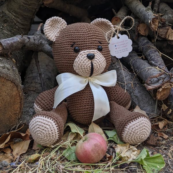 Crochet toy bear