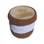 crochet basket for newborn baby clothes