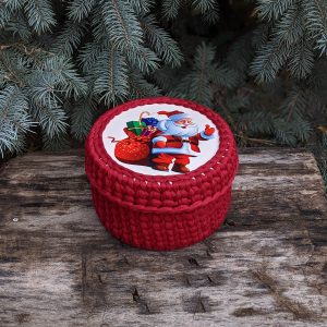 Crochet Jewelry Box New Year